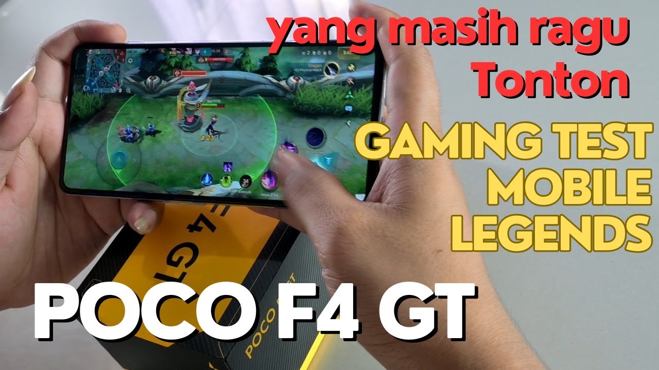 Yang masih ragu dengan Poco F4 GT di tahun 2024 tonton test game Mobile legends