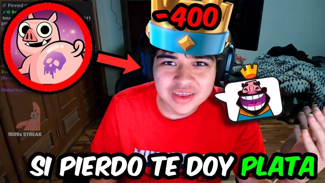 SI PIERDO LE DOY PLATA AL CHAT CLASH ROYALE | SACHAUZUMAKI