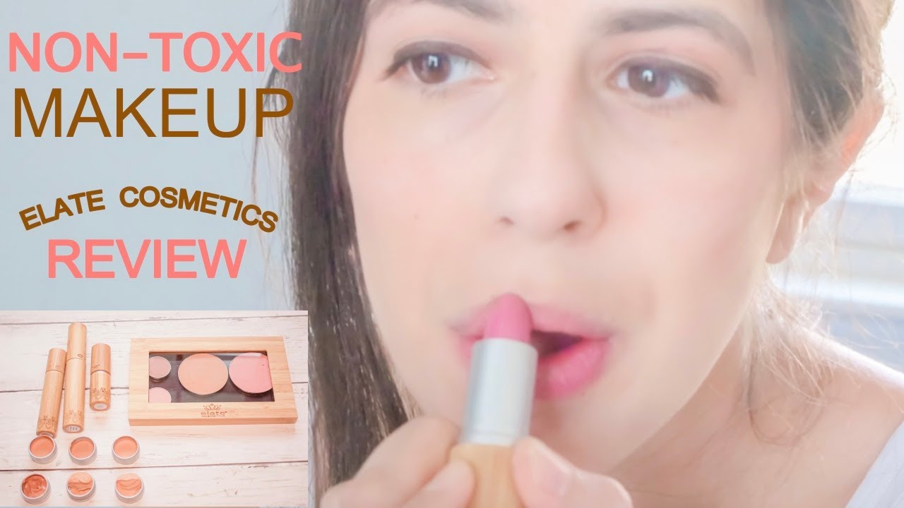 Elate Cosmetics Unboxing & Review | NON-TOXIC makeup | sustainable & CLEAN beauty! ZERO WASTE makeup