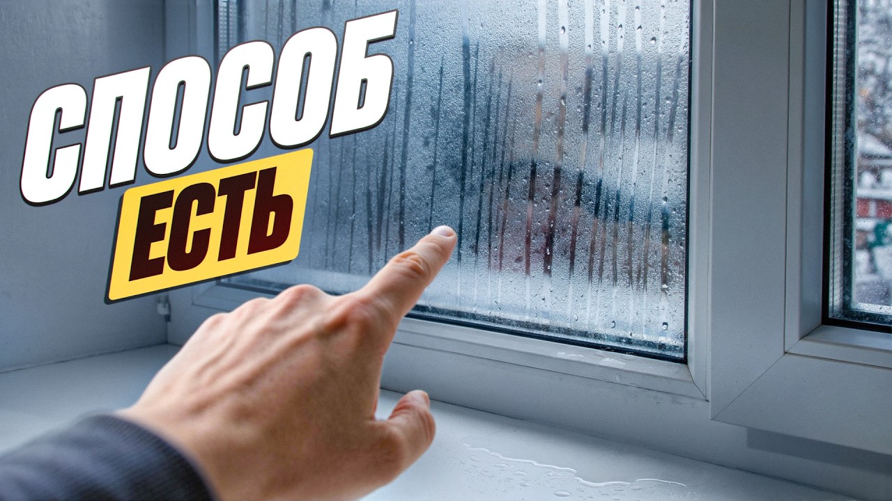 Как избавится от Конденсата на Окнах | Какие меры Не помогут?