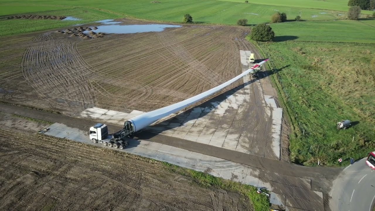 Transport Windrad Westendorf | Repowering 2024 | Region Regenerativ Melle