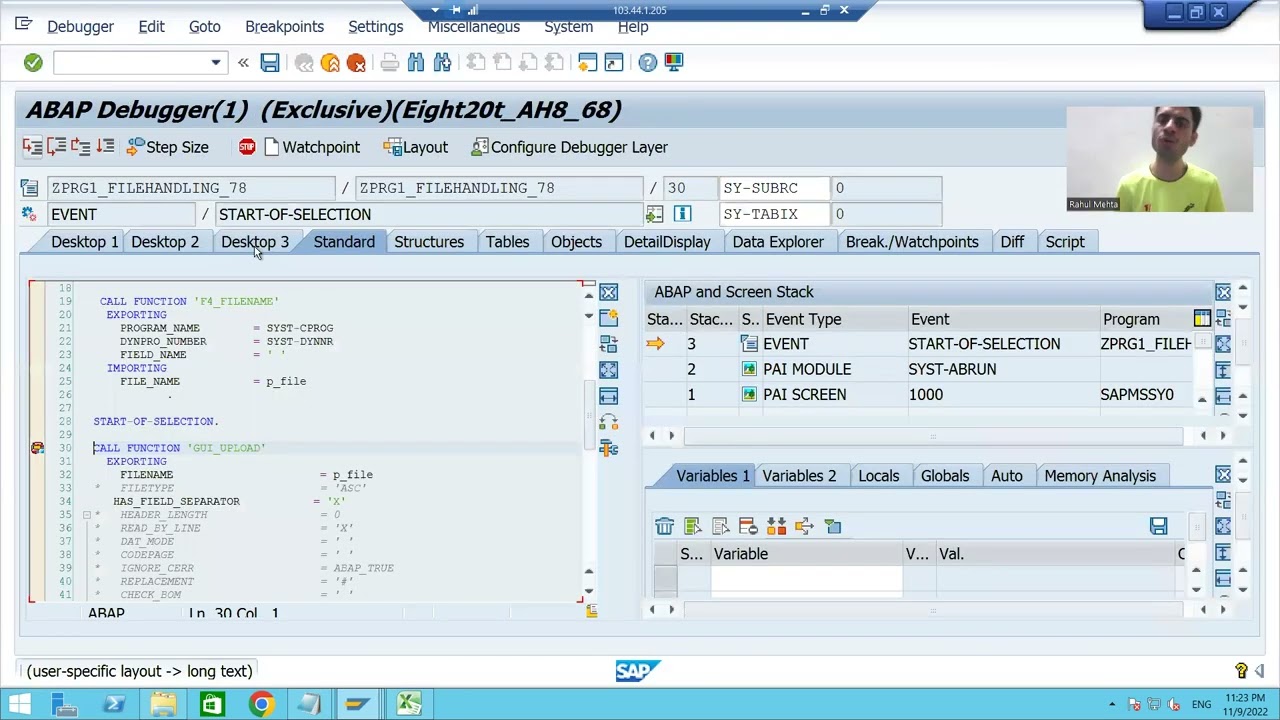 3 - File Handling - Reading Data From a File on Presentation Server Part2