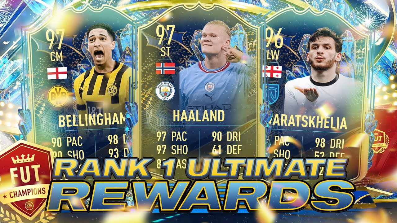 OMG!! 😱MY RANK 1 ULTIMATE TOTS FUT CHAMPS REWARDS - FIFA 23 ULTIMATE TEAM