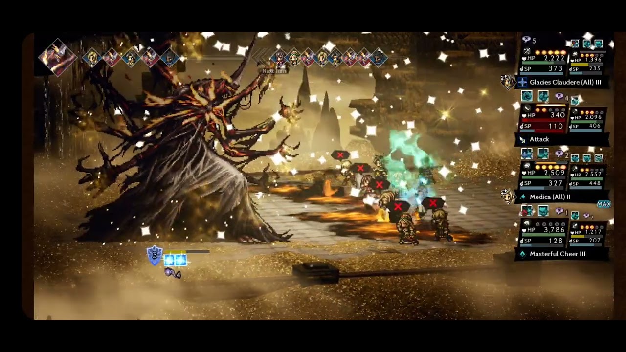 Octopath Traveler Cotc Bestower of Wealth chapter 3 boss Oskha 3
