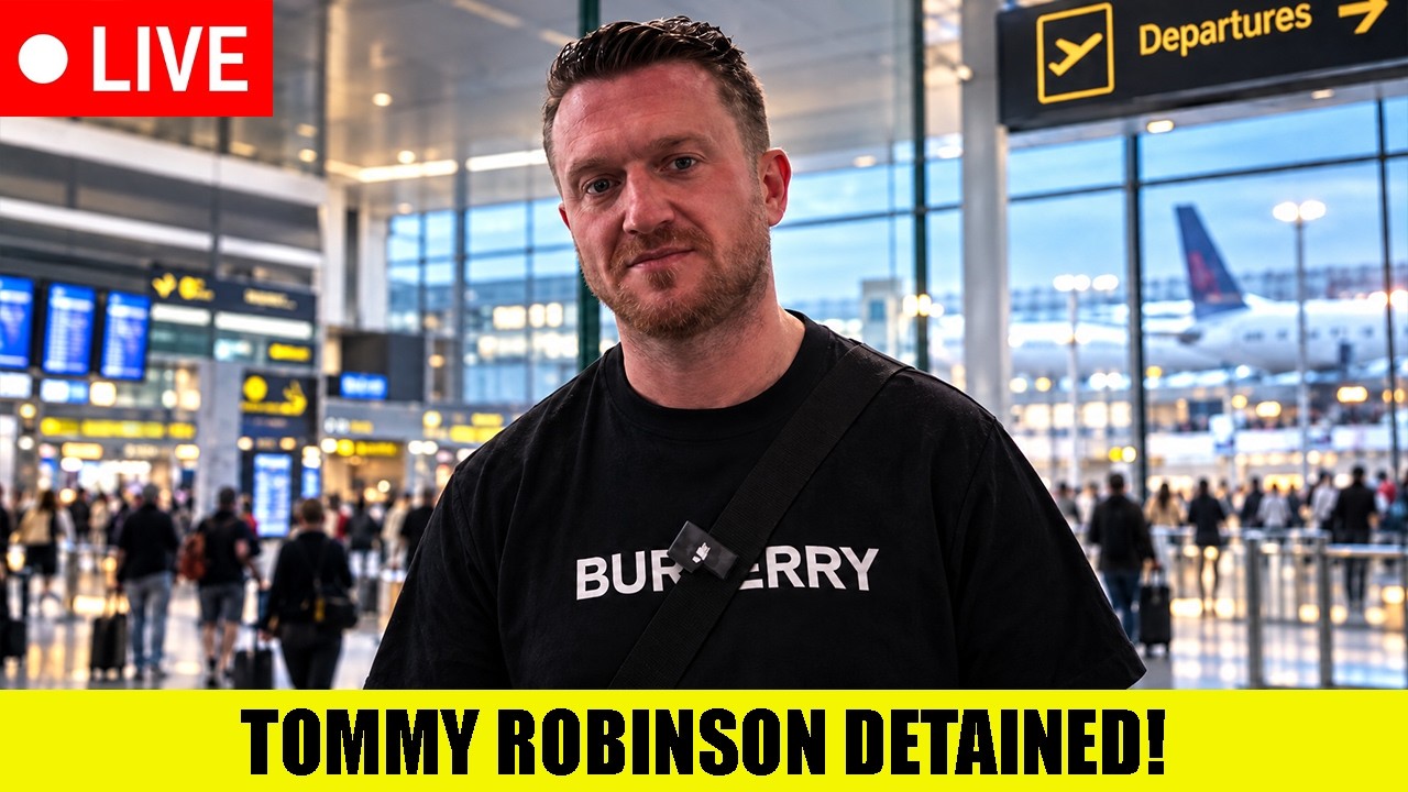 🚨BREAKING: Tommy Robinson DETAINED By Counter Terrorism Police!