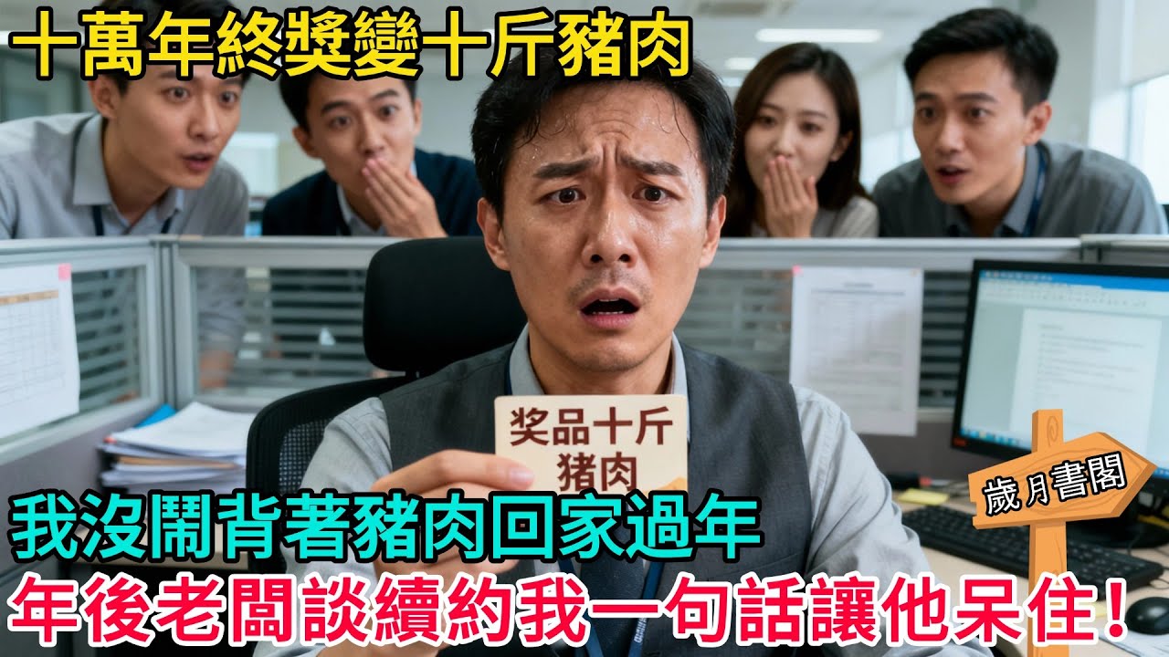 十萬年終獎變十斤豬肉，我沒鬧背著豬肉回家過年，年後老闆談續約我一句話讓他呆住！#情感故事 #故事頻道 #感人壹幕#溫情#溫情故事#正能量#故事#情感#中老年