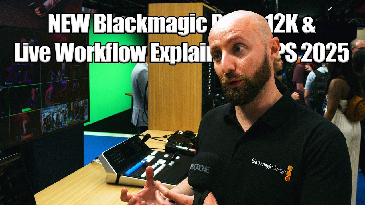 NEW Blackmagic Pyxis 12K & Live Workflow Explained | MPS 2025