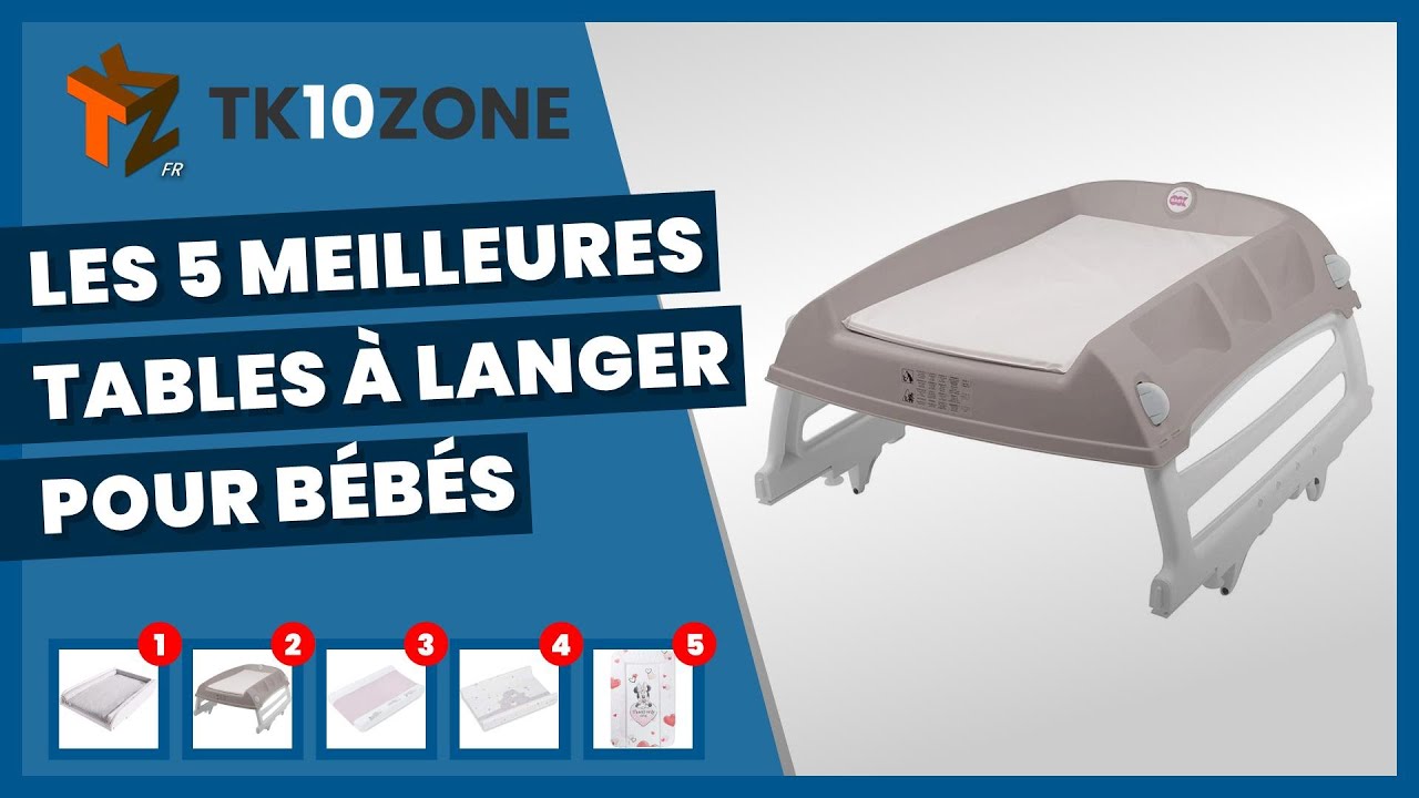 Les 5 meilleures tables &agrave; langer pour b&eacute;b&eacute;s