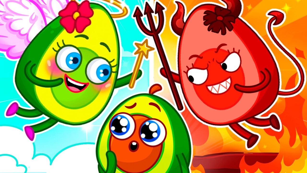 Angel vs Demon Mom 👼 😈 Kids' Songs and Nursery Rhymes | Pit & Penny Land