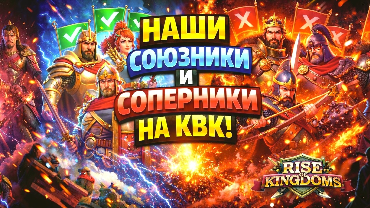 КВК начинается: союзники выбраны, враги найдены | Rise of Kingdoms
