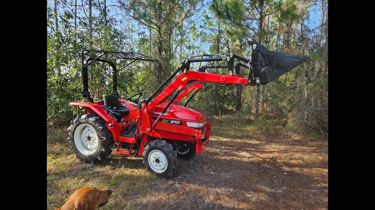 Yanmar maker of John Deere diesels AF210D used compact tractor for sale by Toughtractors.com
