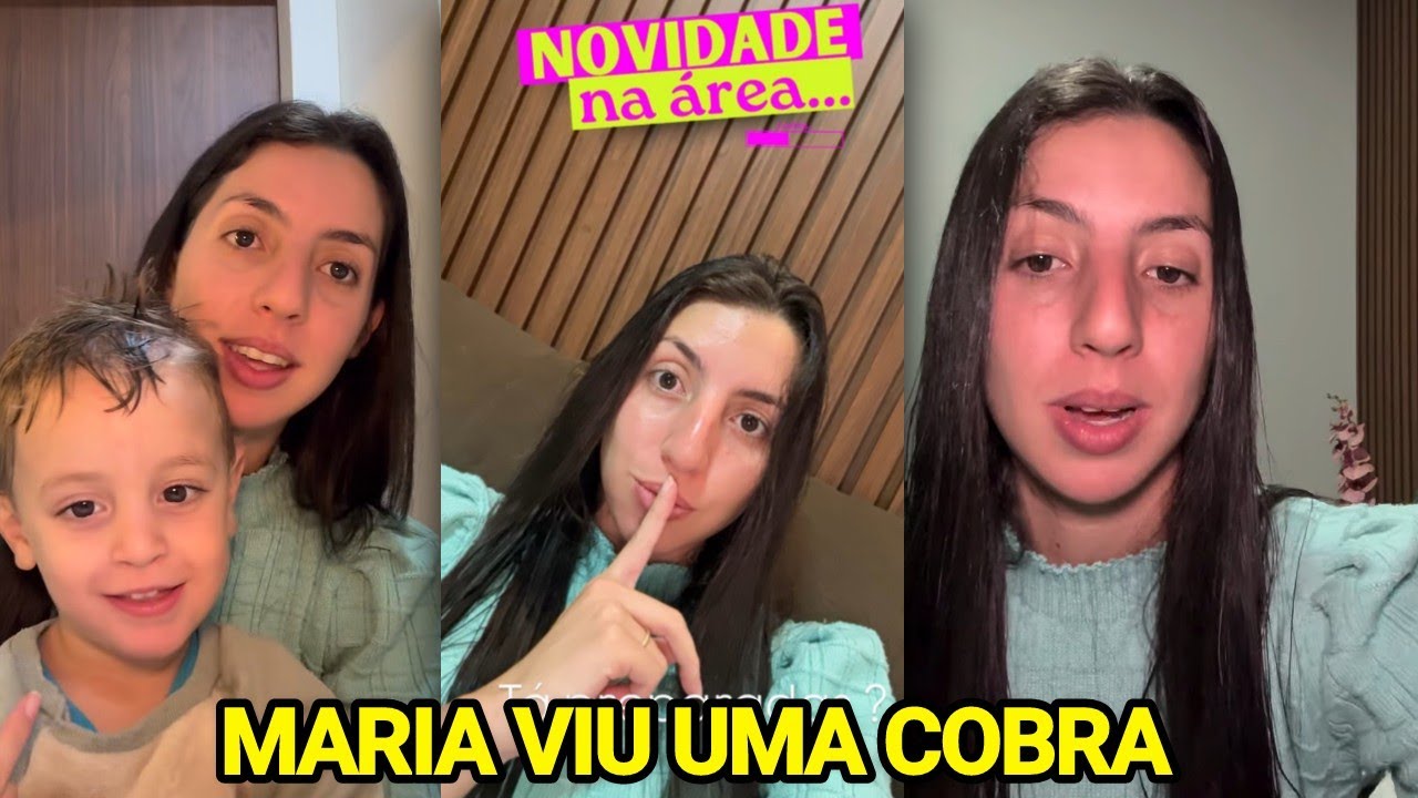 SARA KELLEN SE ASSUSTA COM MARIA DIZENDO QUE VIU UMA COBRA