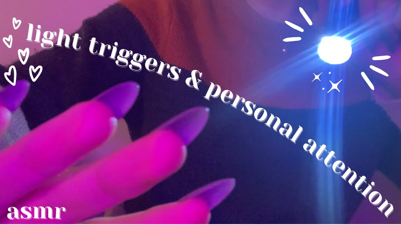 light triggers & personal attention | whispering | ASMR