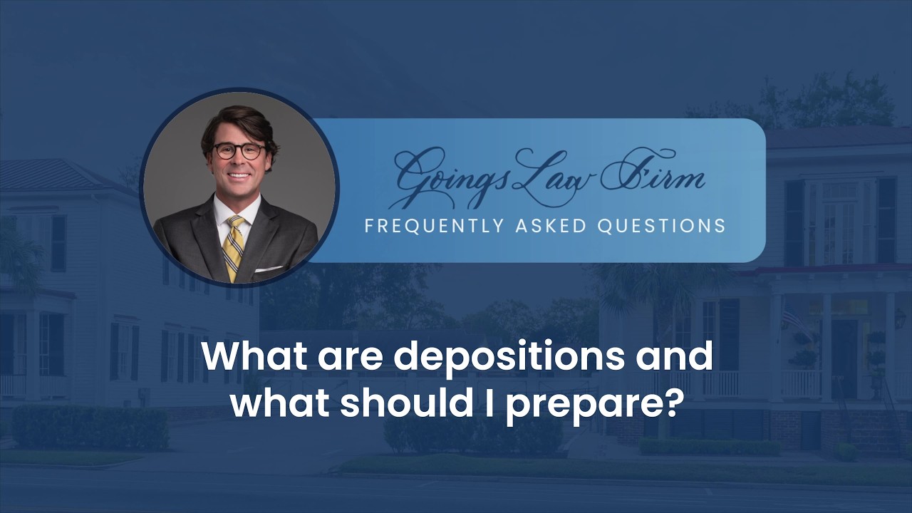 SC Personal Injury FAQs - What are depositions, and what should I prepare?