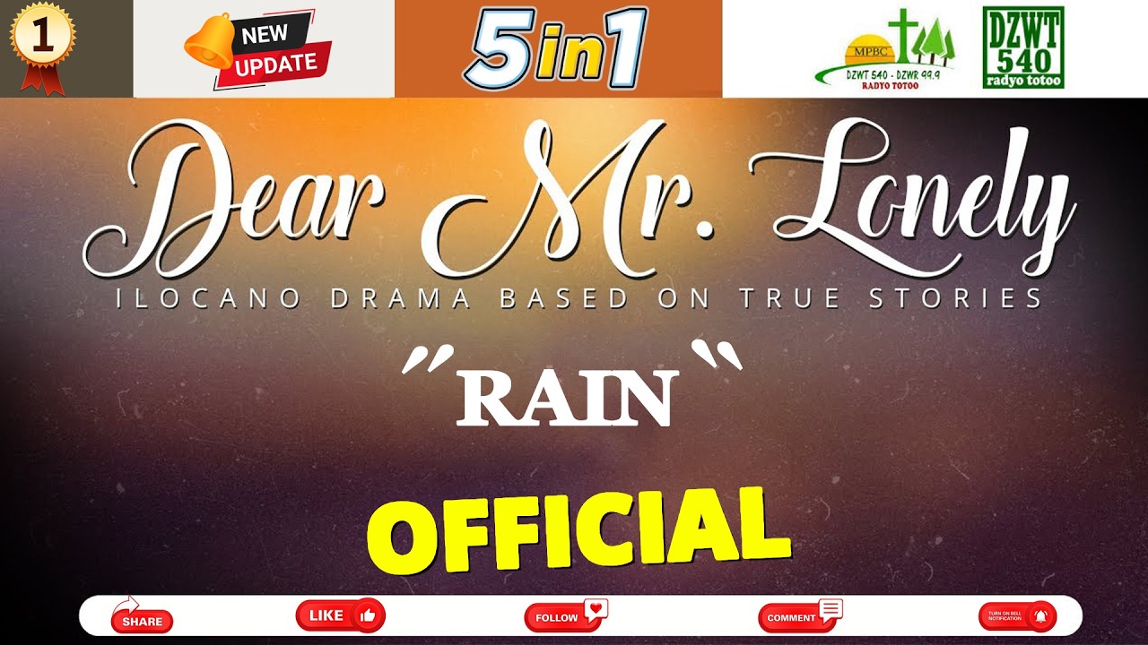 Dear Mr. Lonely - RAIN | New Update 5IN1 | Ferbuary 19.2026 | #dearmrlonelyaudio