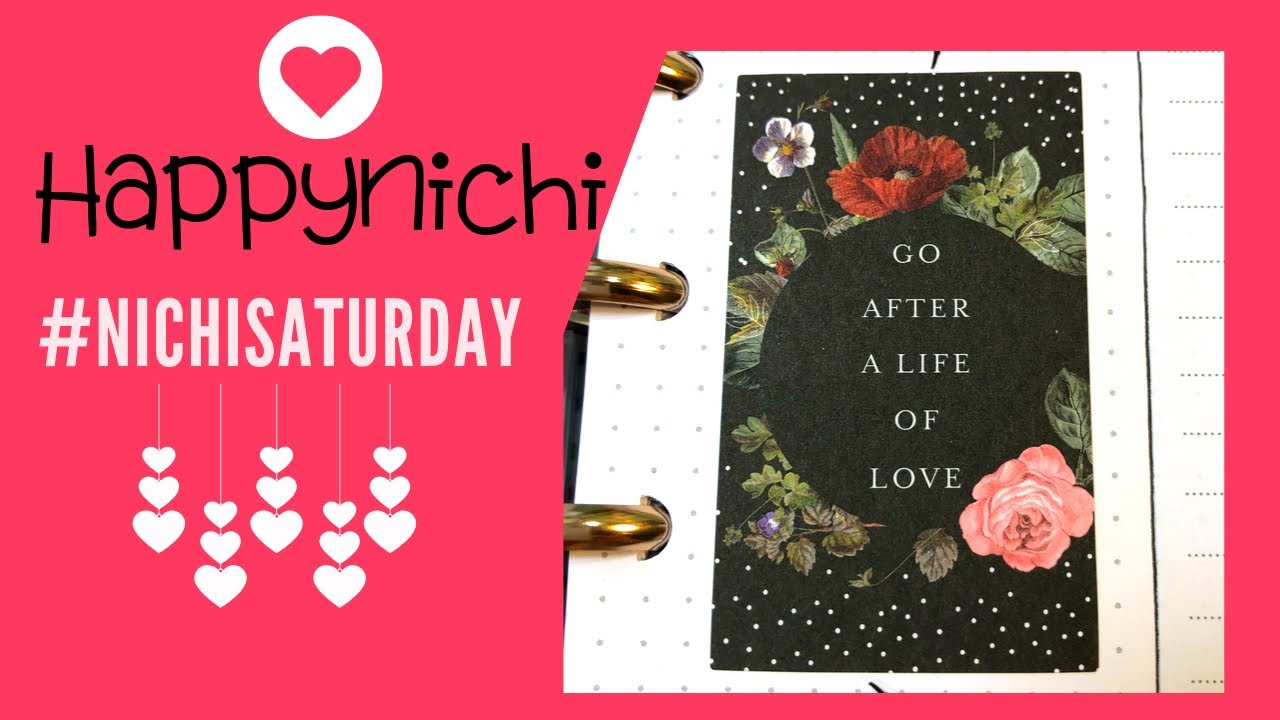 Happynichi | DIY Skinny Classic Happy Planner | Botanicals Stickerbook