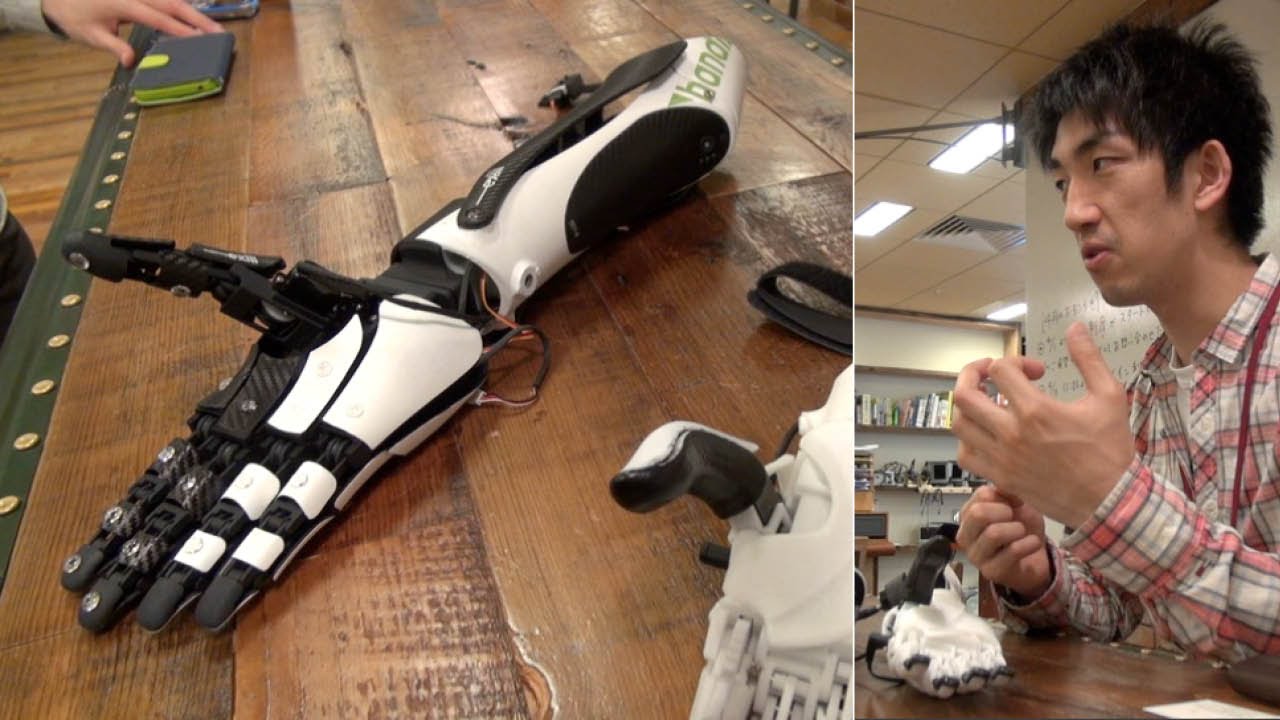 3D printed robotic arm handiii