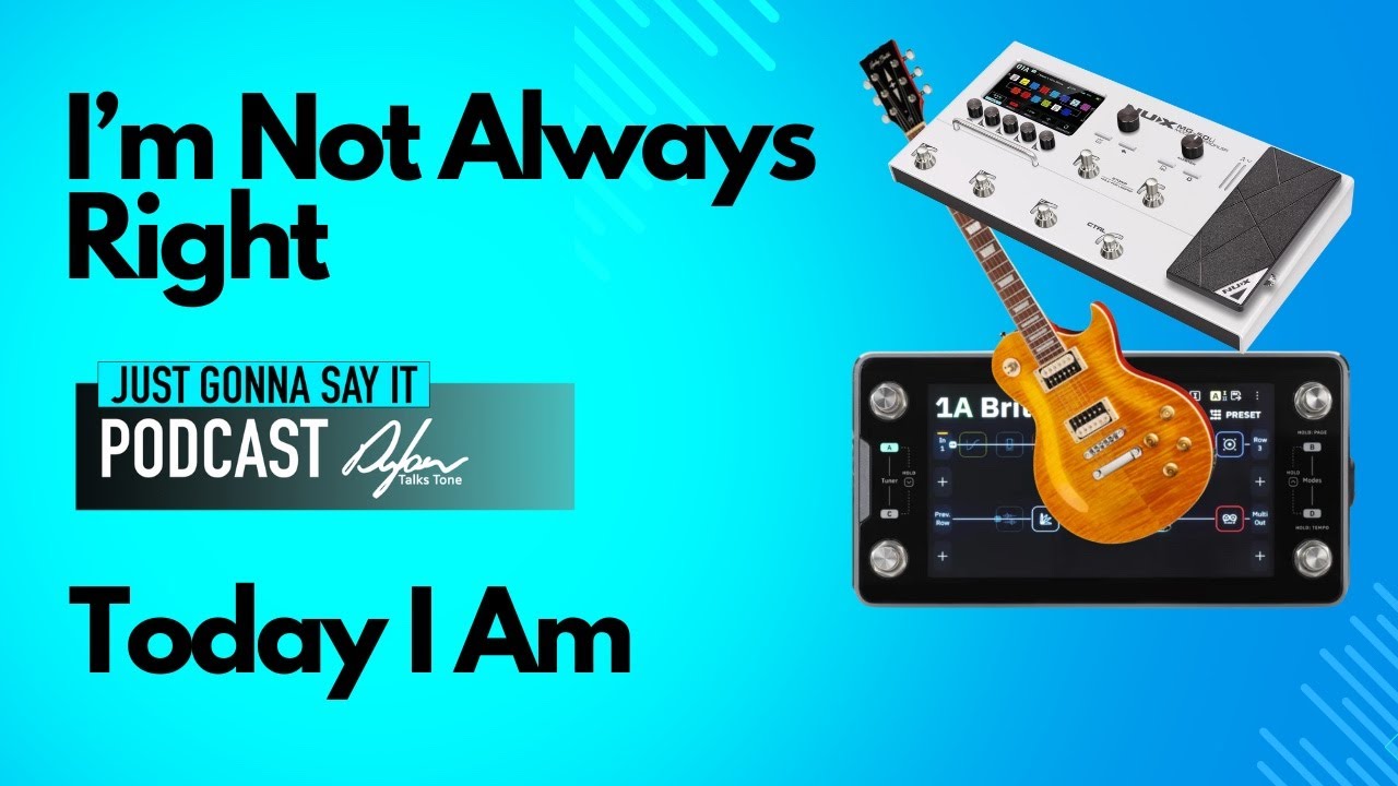 I am Not Always Right - Today I am