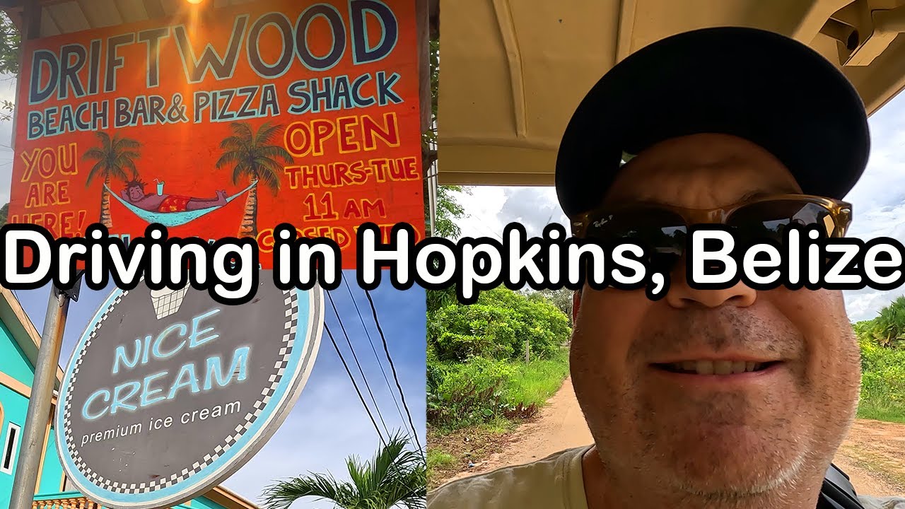Driving Tour through Hopkins, Belize