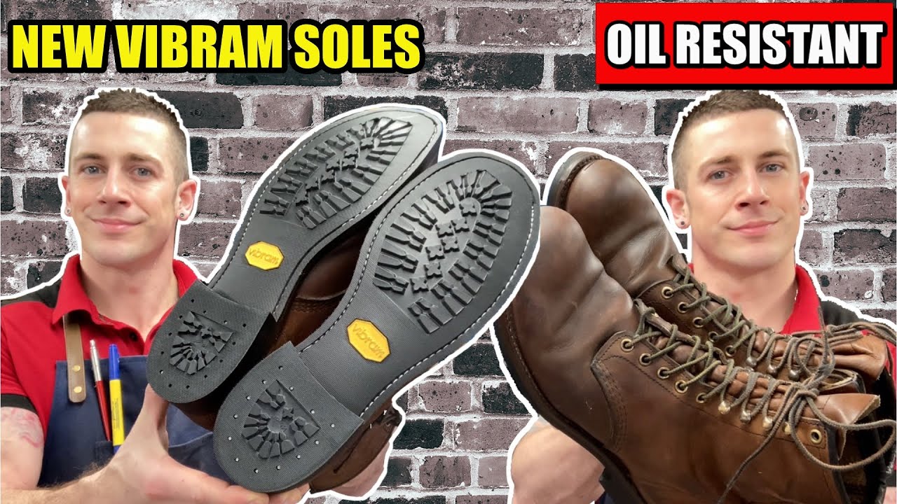 RED WING BOOTS GET VIBRAM SOLES! | Oil Resistant Shoe Repairs | Men's Fashion 2021