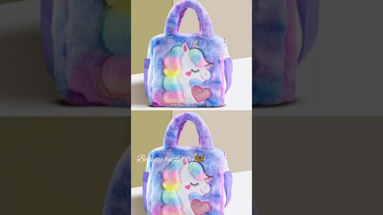 Stylish Girls Cross Body Unicorn Tote Shoulder Bag 👜 #youtubeshorts #shorts #trending #unboxing