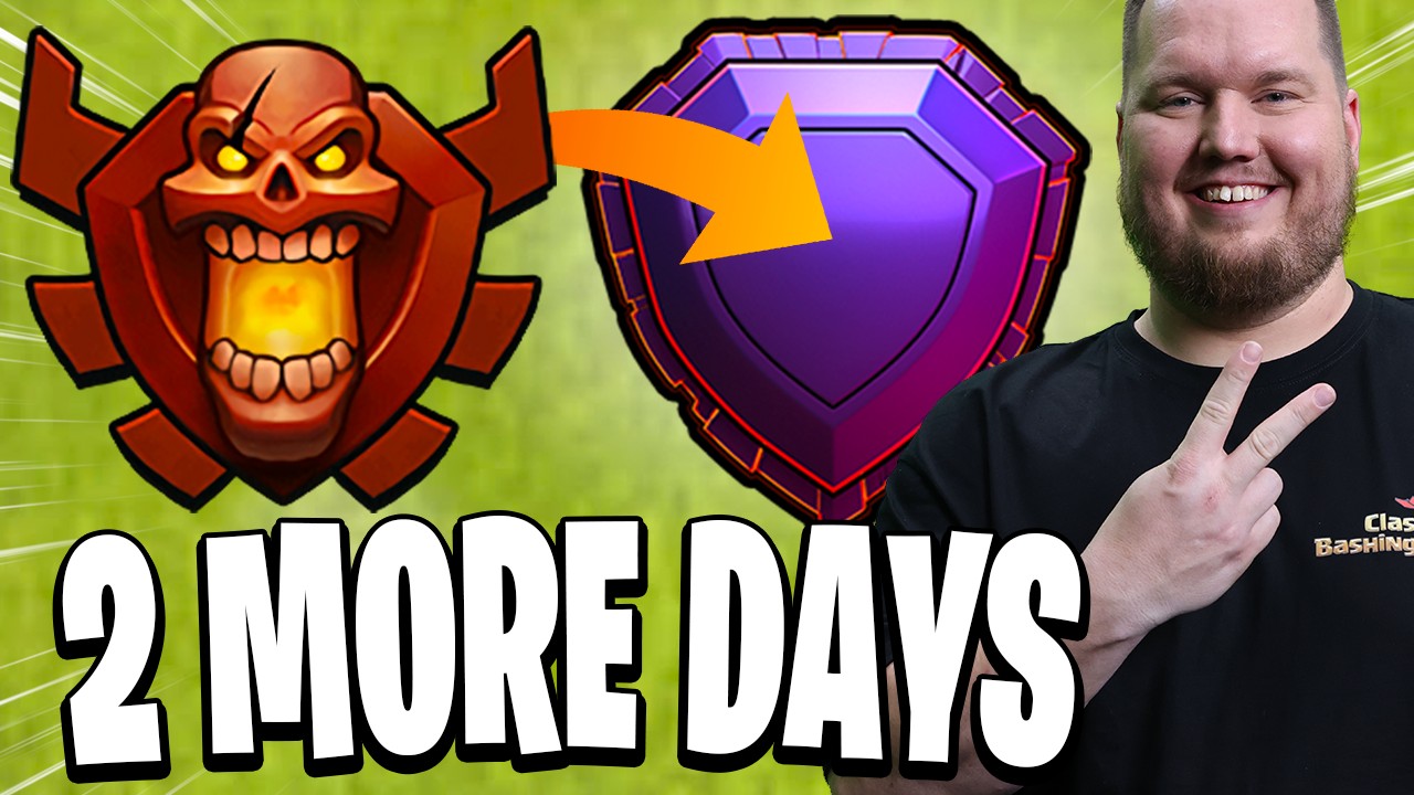 I Have 2 More Days to Get to Legends League in Clash of Clans!