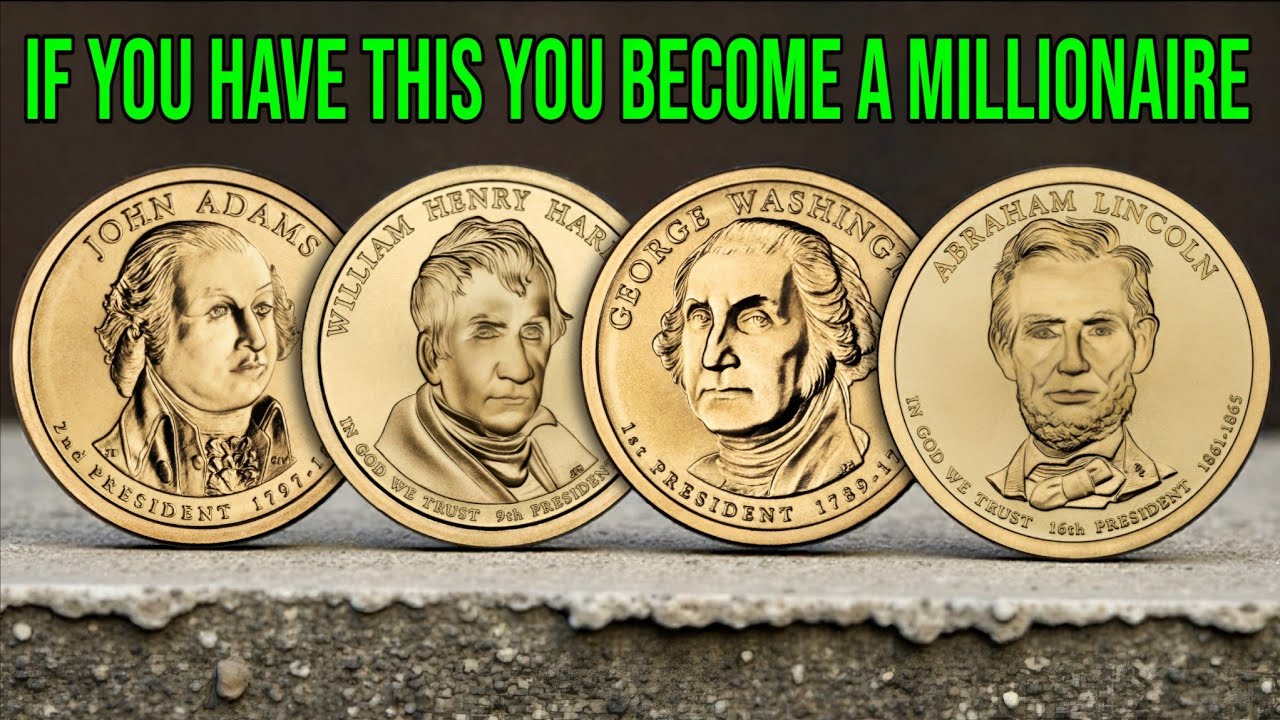 Top 4 Rare Presidential $1 Dollar Coins Worth Big Money – Valuable U.S. Coins to Look For Now!