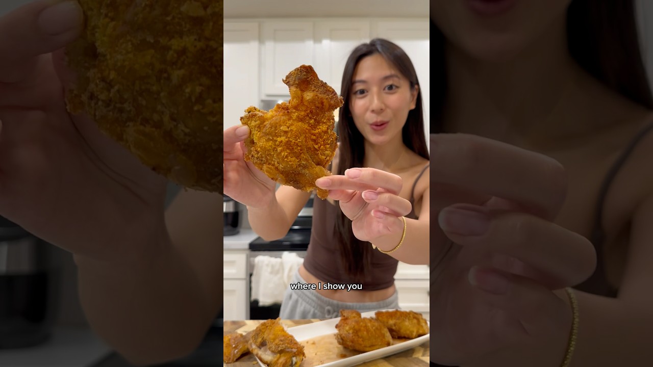 Аэрофритюрница Jollibee, жареная курица с подливкой 🍗