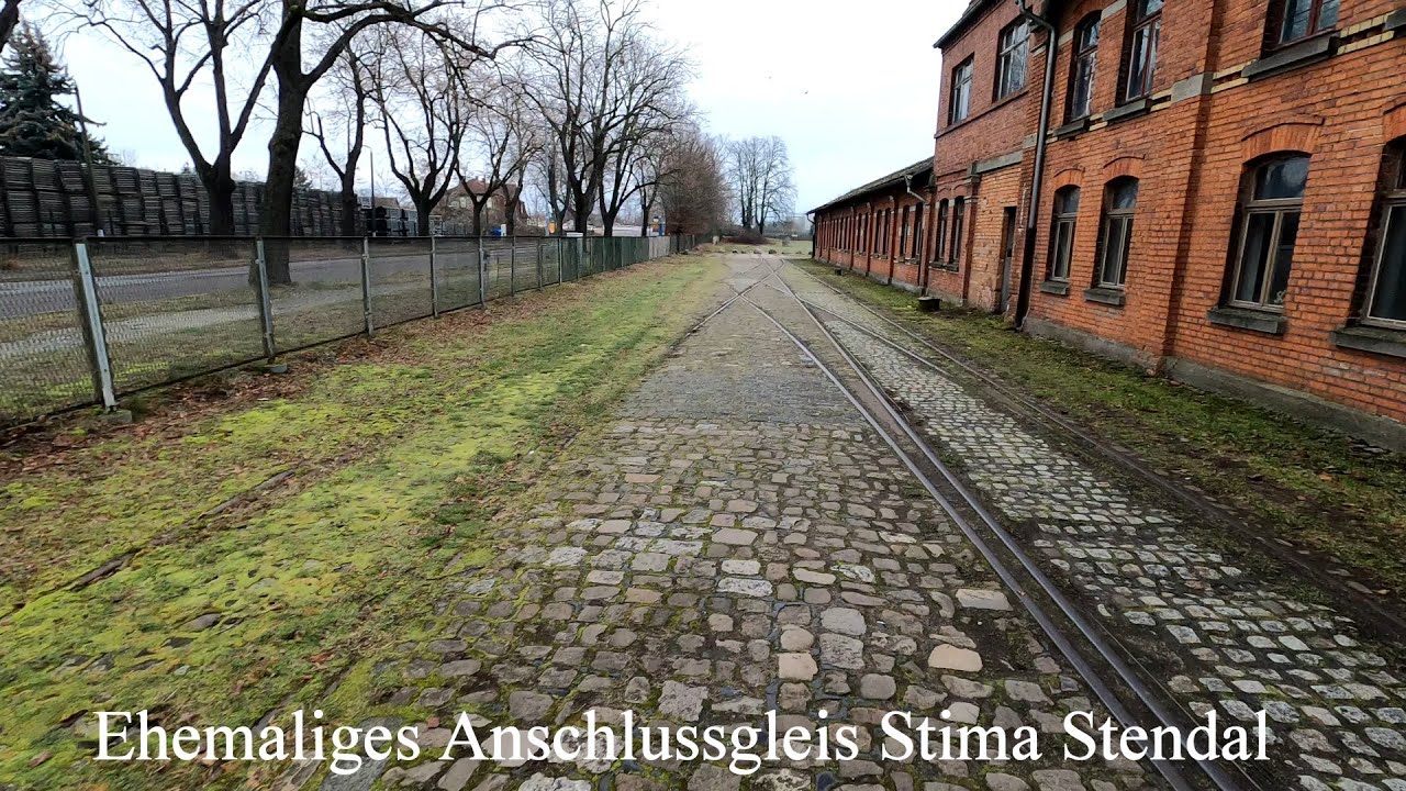 Eisenbahn-Archäologie - Ehemaliges Anschlussgleis STIMA Stendal
