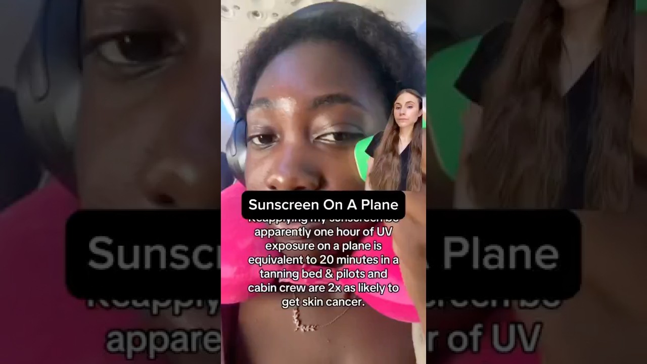Why You Need Sunscreen on a Plane ✈️☀️ 