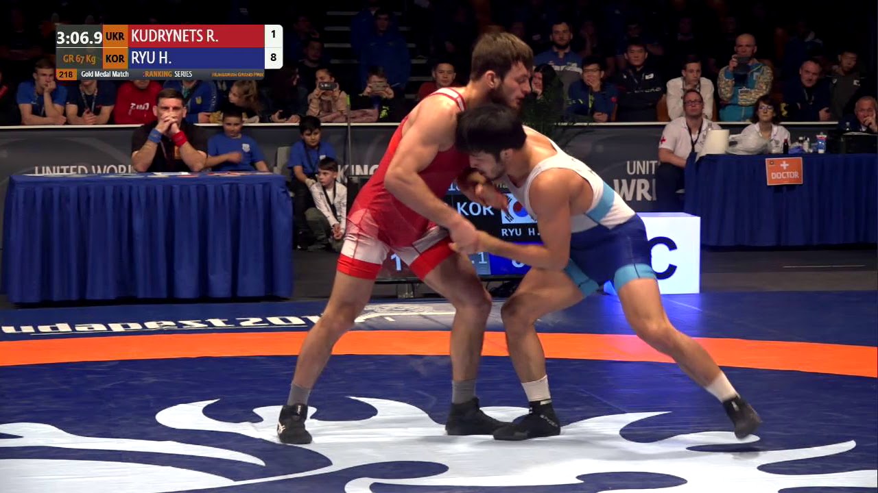 GOLD GR - 67 kg: R. KUDRYNETS (UKR) v. H. RYU (KOR)