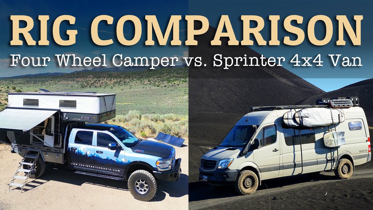 Сравнение комплектации // Четырехколесный кемпер Grandy Flatbed против фургона Sprinter 4x4