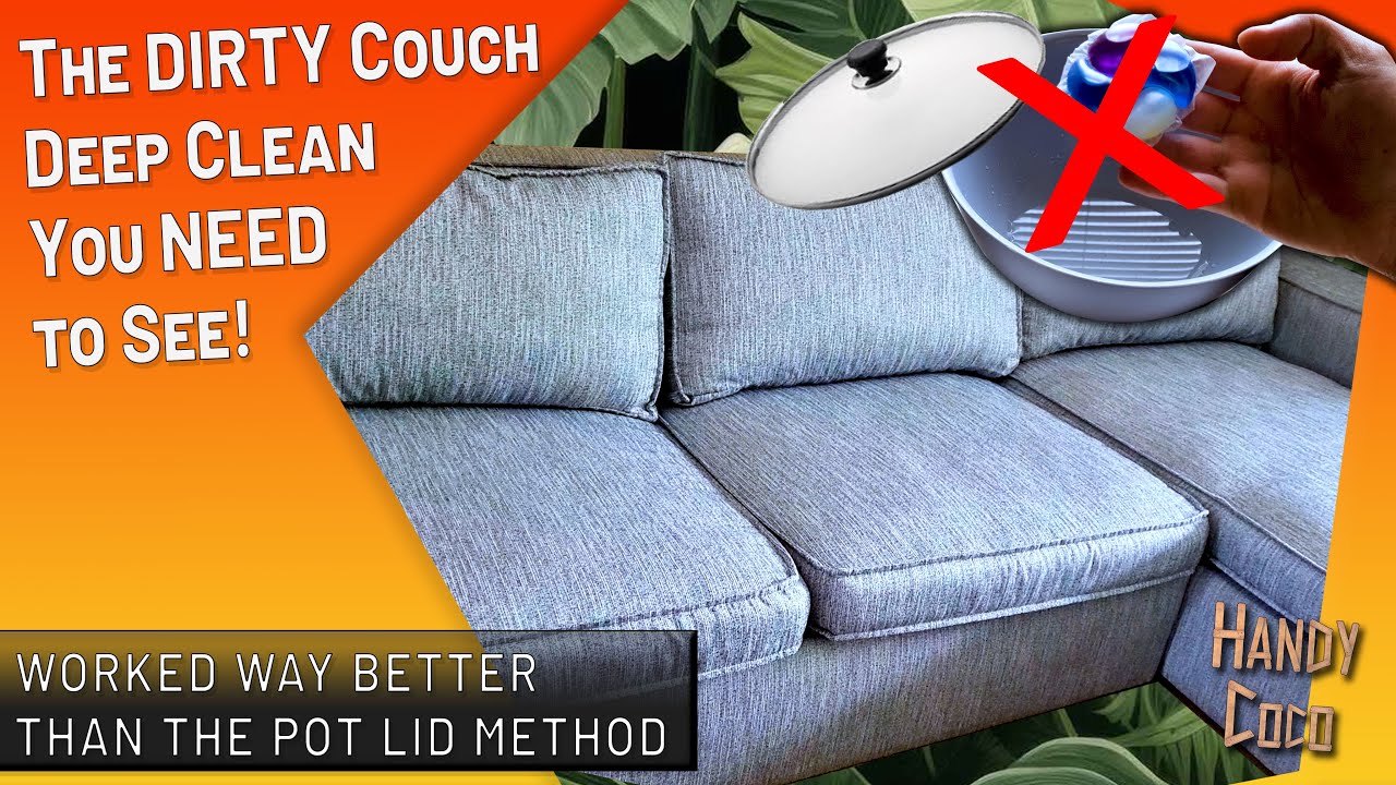 I Found The EASIEST Way To Clean My Couch