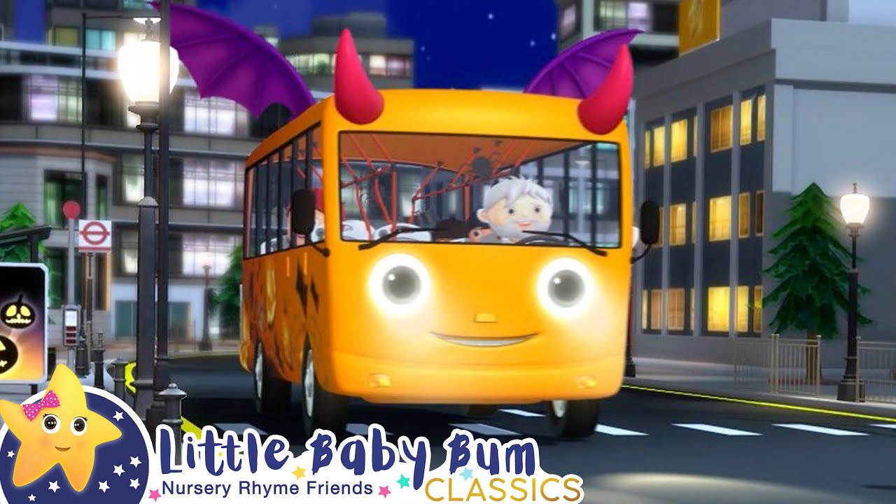 Wheels On The Halloween Bus! | HALLOWEEN 2019 | Little Baby Bum Animal Club | Fun Songs for Kids