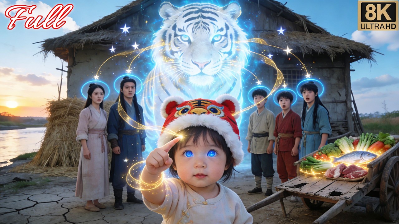 Bébé, ancêtre mystique suprême.Année de famine, guide famille par voix intérieure, trouve nourriture