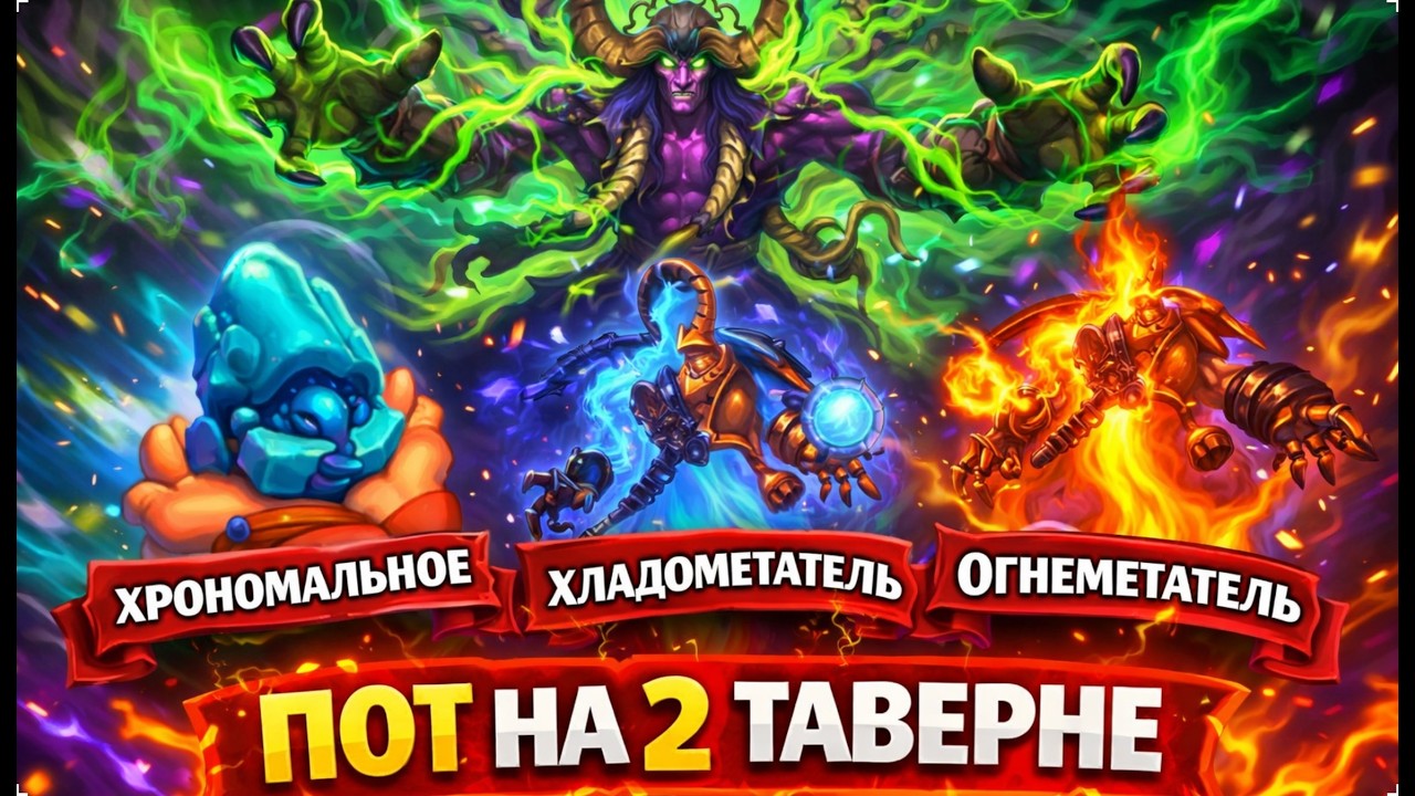 ПОТ НА ВТОРОЙ ТАВЕРНЕ | Hearthstone Поля Сражений
