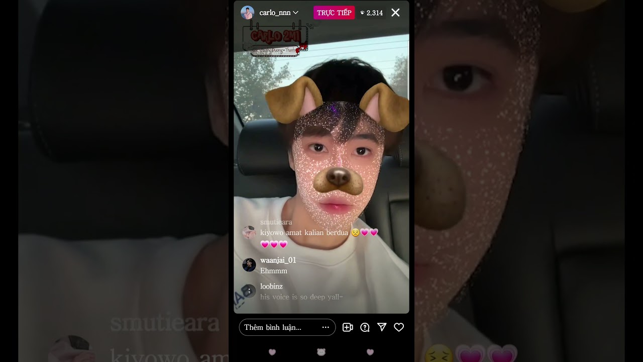 QingQing live IG 2122021. @eirlys.226 ins