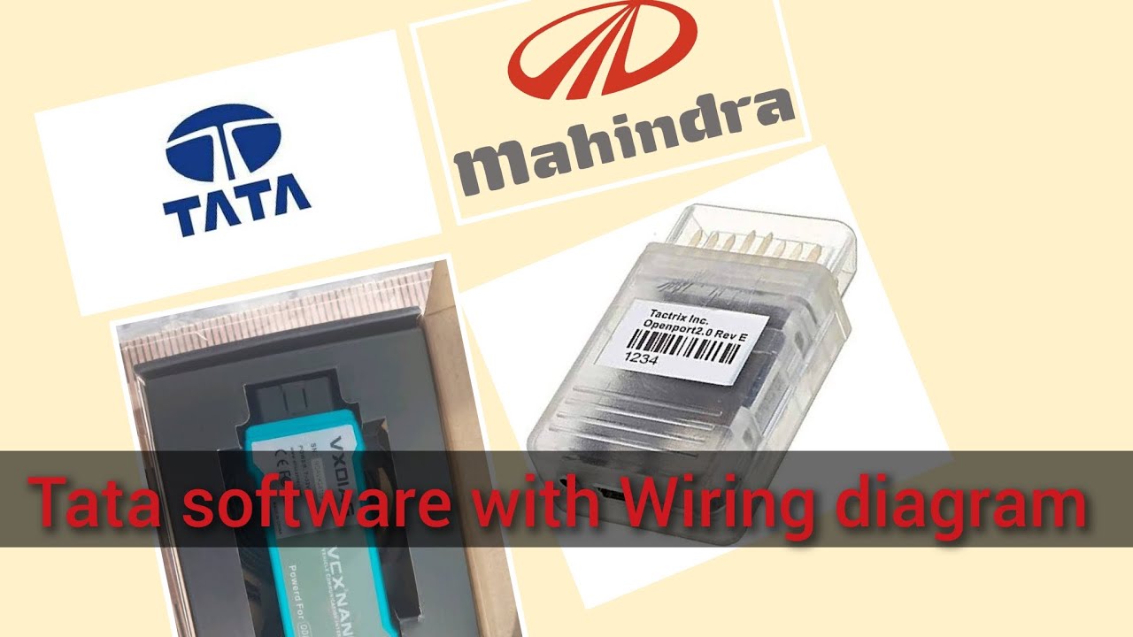tata tds software with Wiring diagram in open port and vxdiag software cheap rate 9827621086!