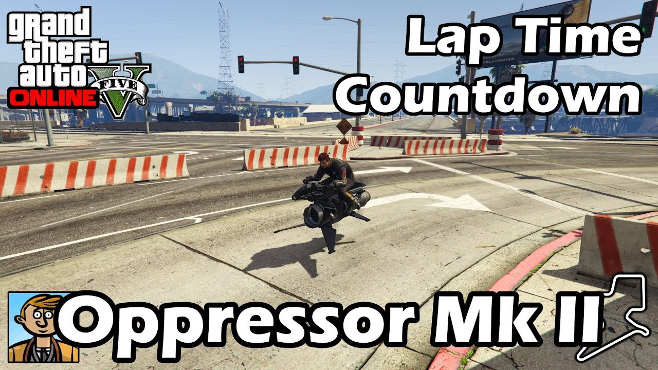 Fastest Motorcycles (Oppressor Mk II) - GTA 5 Best Fully Upgraded Bikes Lap Time Countdown