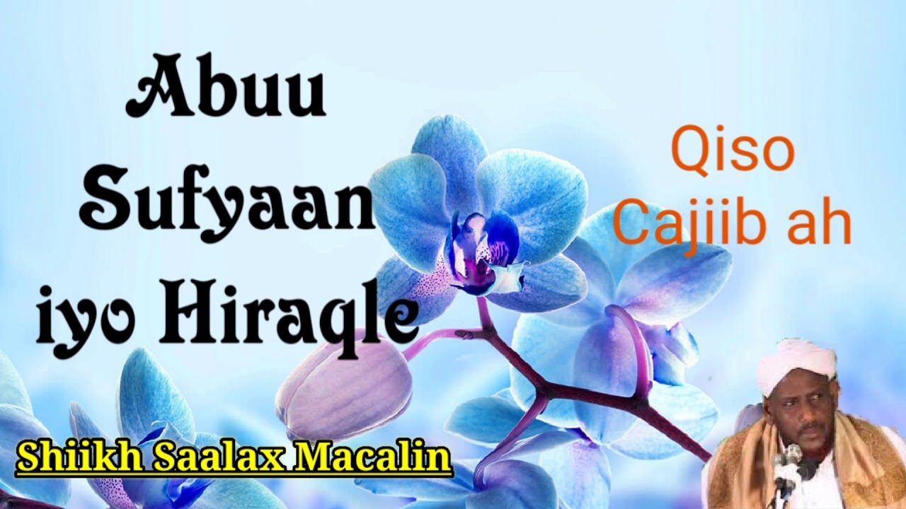 Abuu Sufyaan iyo Hiraqle qiso Cajiib ah ~Shiikh Saalax Macalin