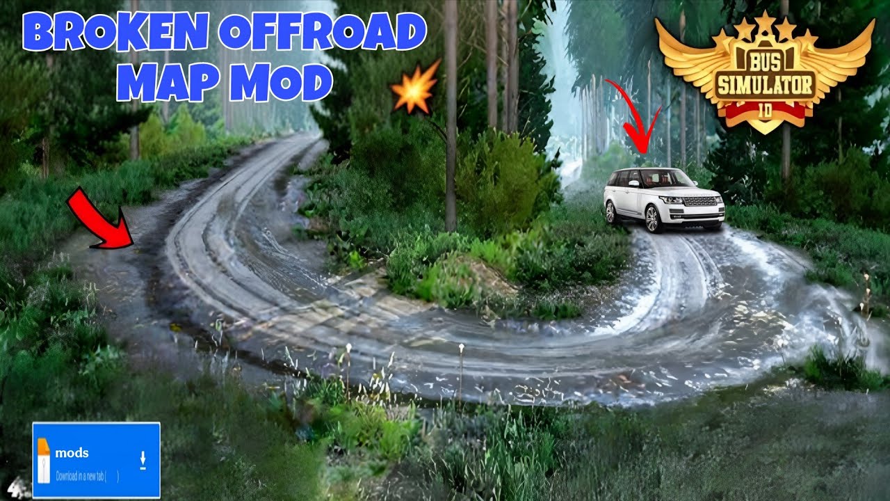 Map Mod Bussid 4.4 - New Mountain RoadMap Mod For Bus Simulator Indonesia | Bussid Map Mod |Bussid