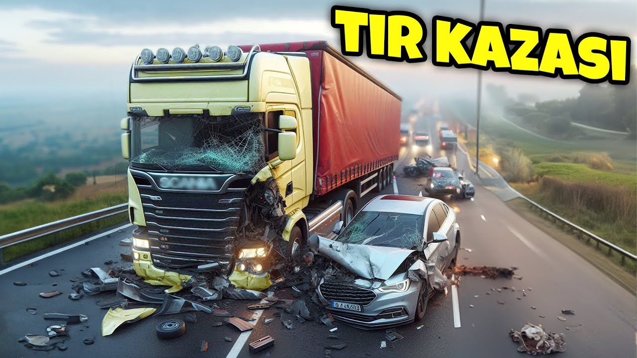 FRENİ PATLAYAN TIR SÜRDÜM // ARAÇ PERT // BeamNG.drive