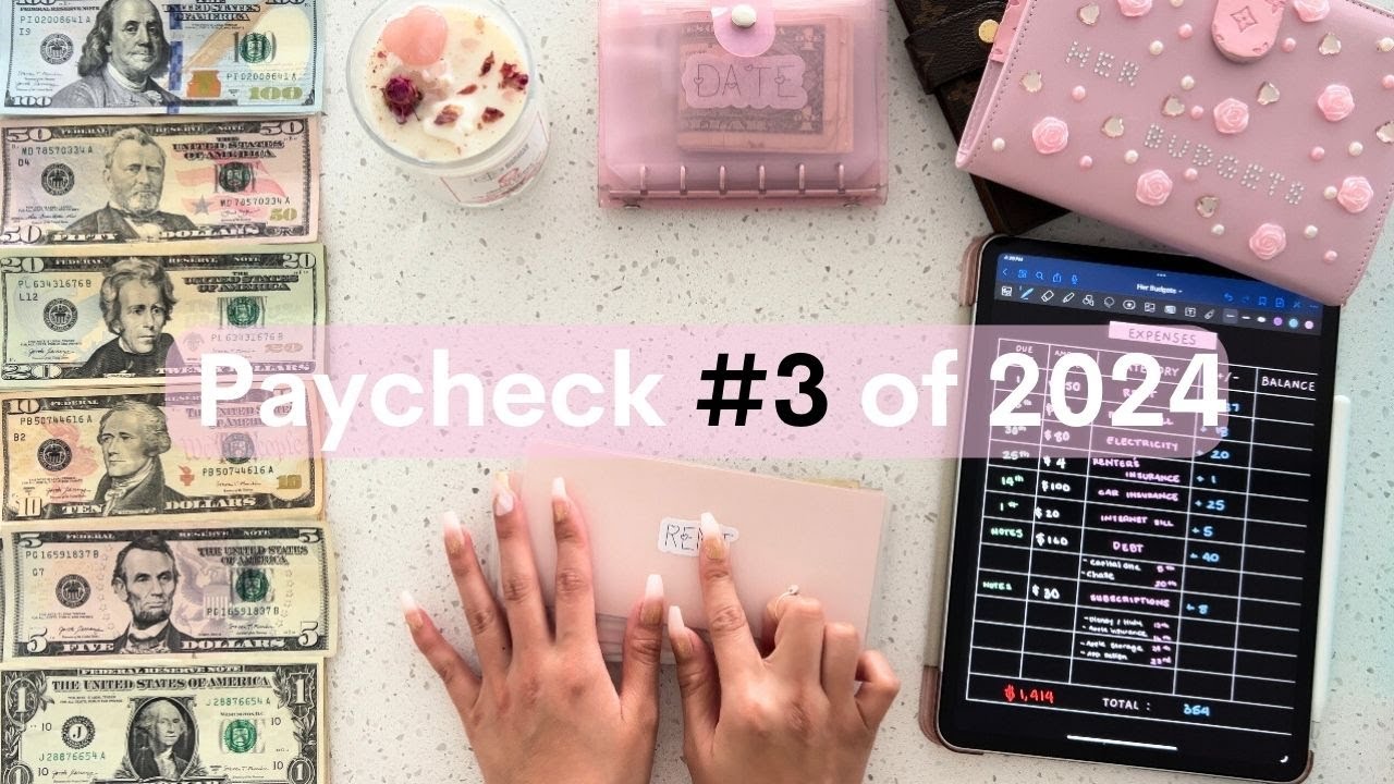 How to budget your paycheck | 2024 | Dave Ramsey Inspired | Sinking Funds & Daily Cash #budget