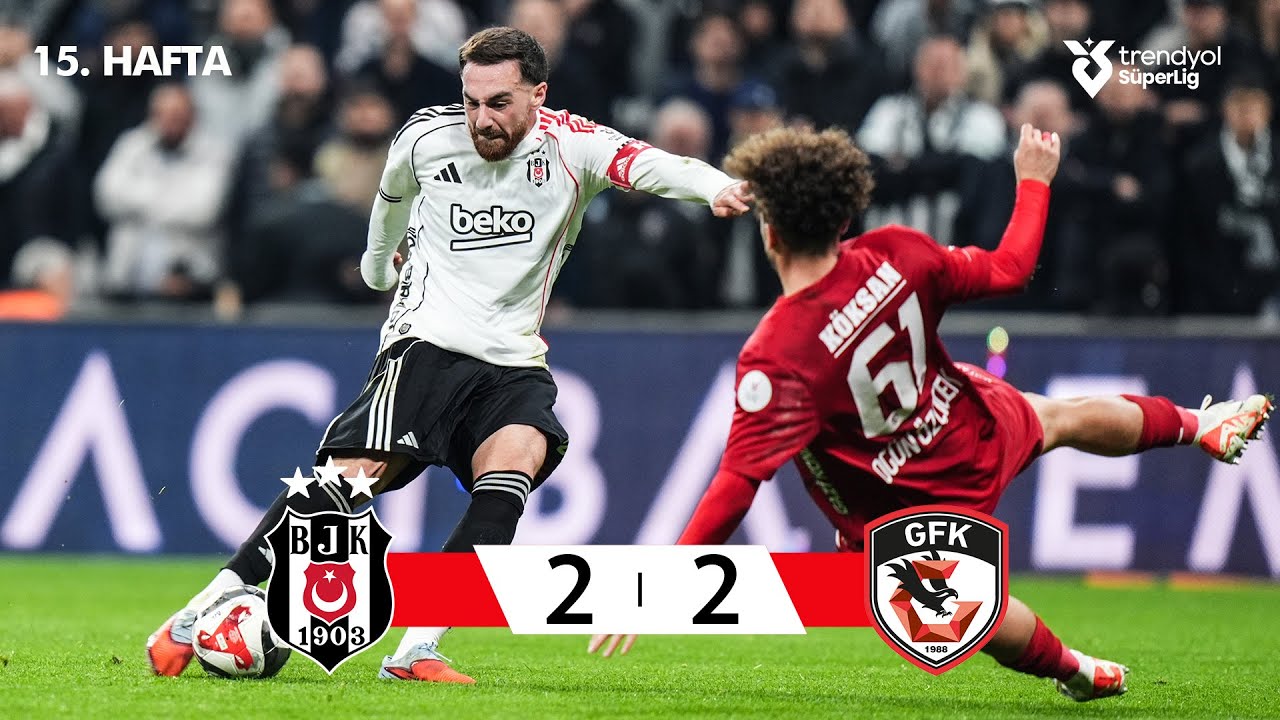 Beşiktaş (2-2) Gaziantep FK - Highlights/&Ouml;zet | Trendyol S&uuml;per Lig - 2025/26