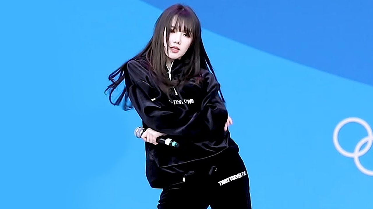 180223 평창올림픽 헤드라이너쇼 사복 리허설 레인보우 #RAINBOW 여자친구 예린 (GFRIEND YERIN 's Fancam) By SHEER DELIGHT
