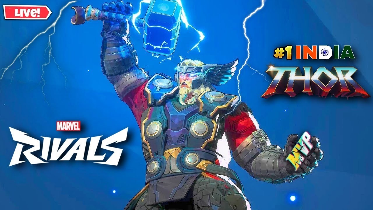 Rank 1 Inidan Thor Marvel Rivals GM Rank Push