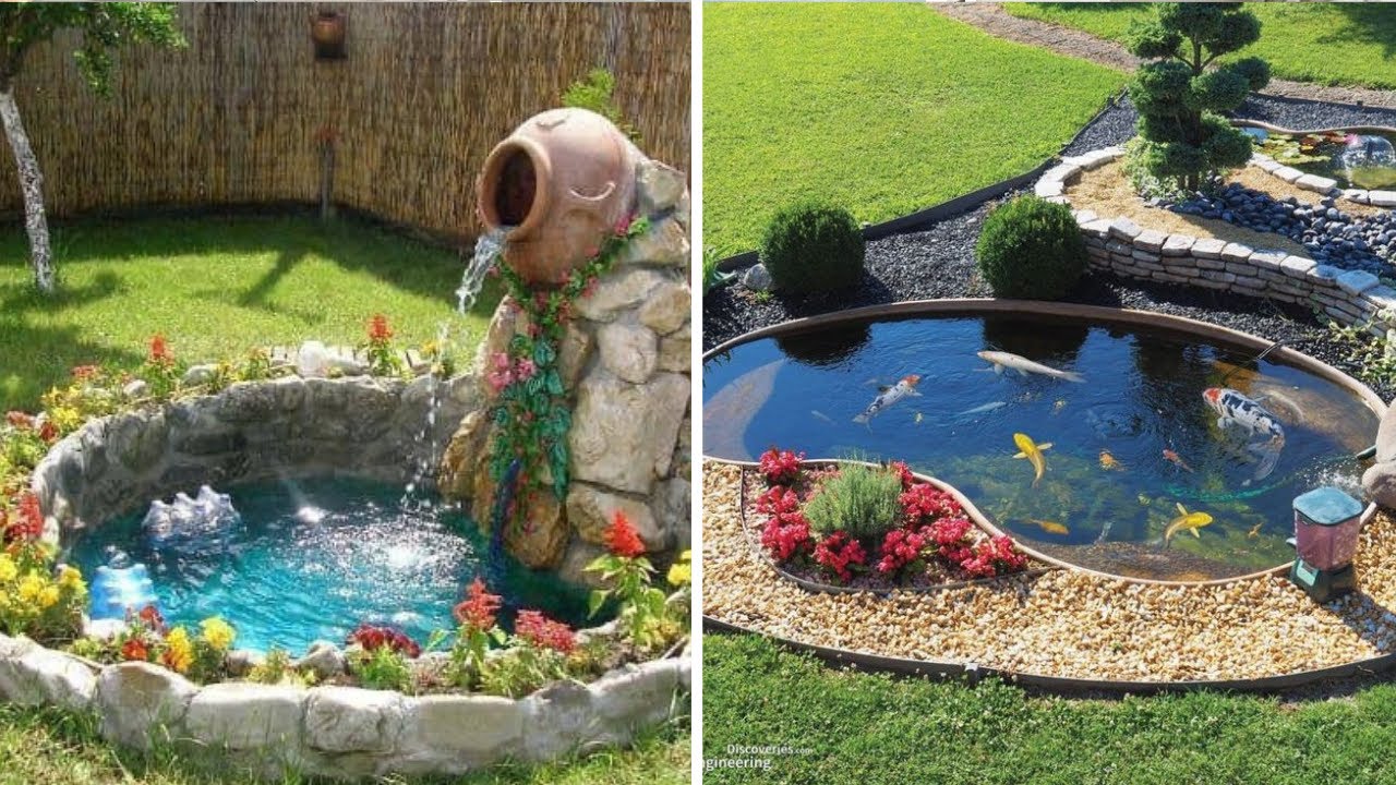 +156 Hermosas ideas de FUENTES Y ESTANQUES para decorar el patio de tu hogar