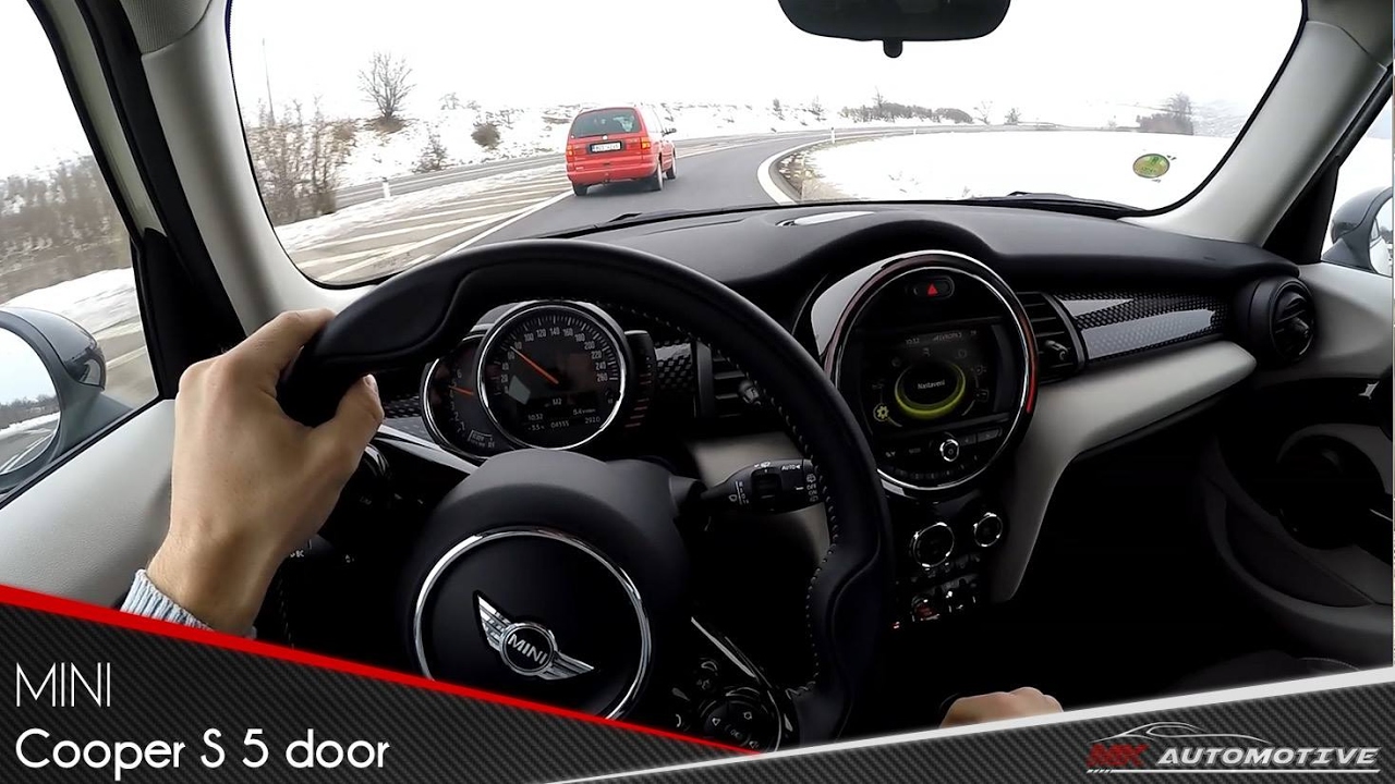 Mini Cooper S 5door POV Test Drive + Acceleration 0 - 200 km/h