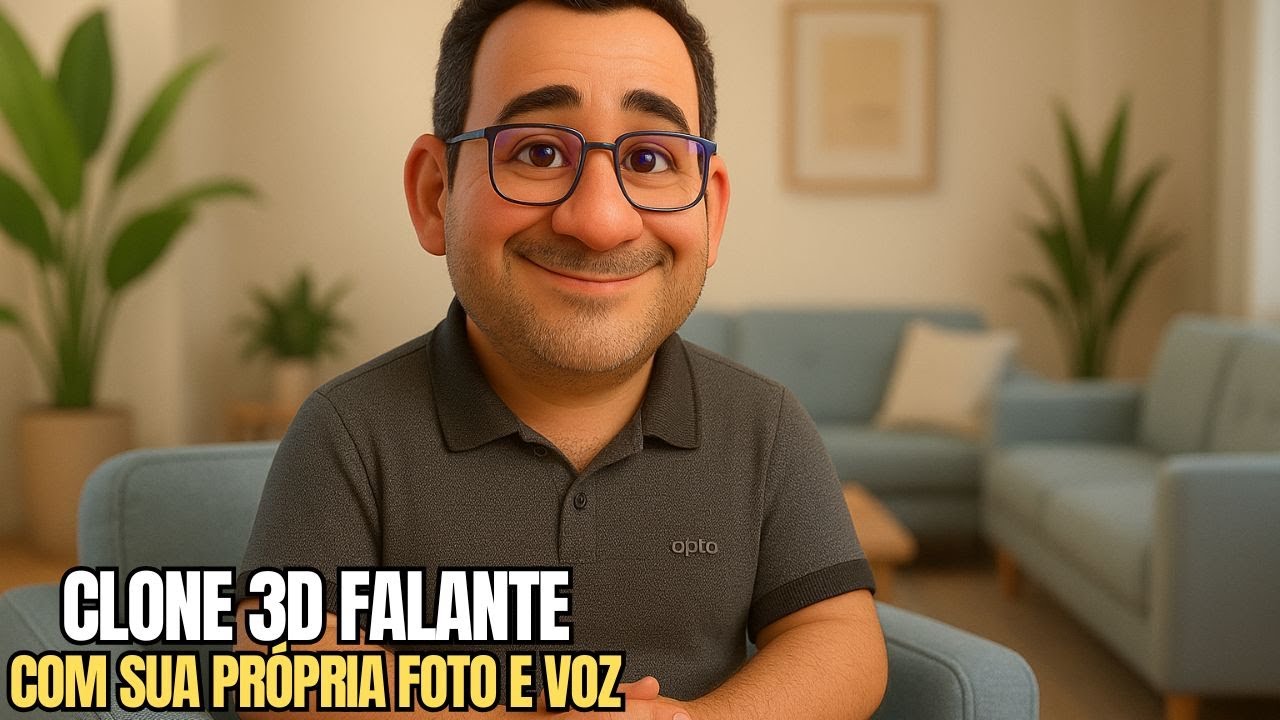 COMO CRIAR UM CLONE SEU EM 3D PIXAR E COLOCAR SUA PRÓPRIA VOZ - Tudo de Graça