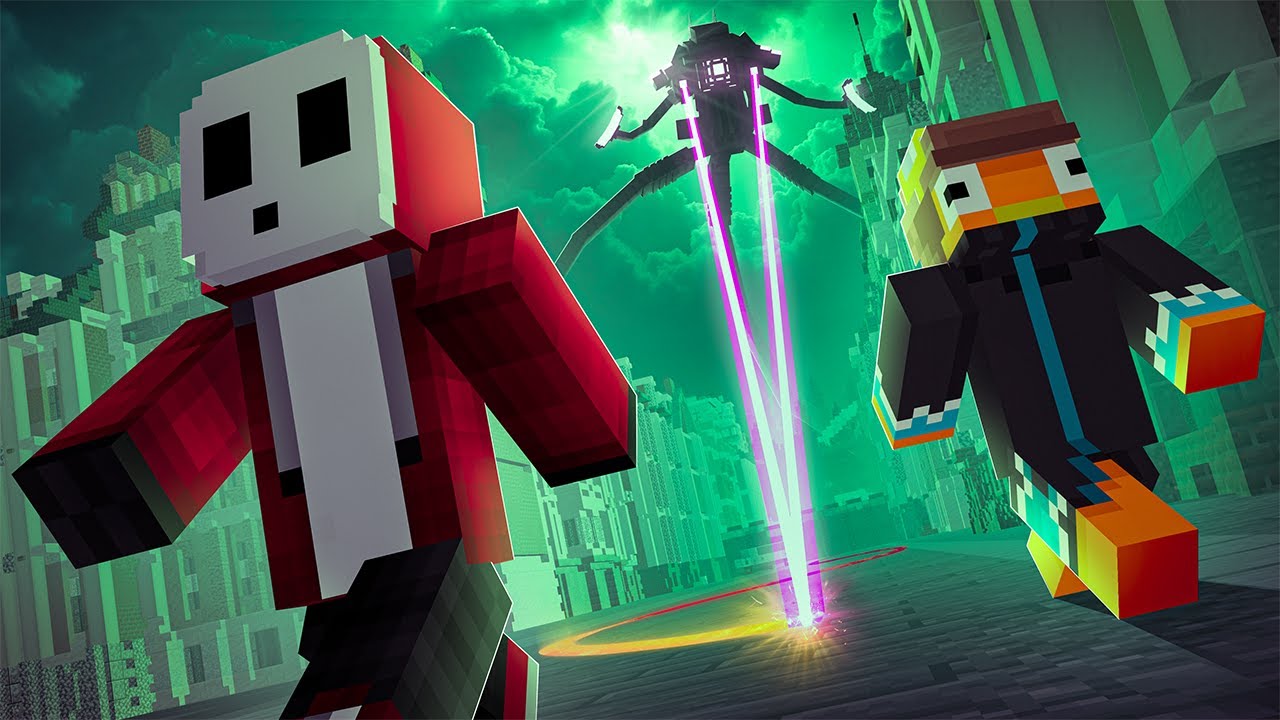 This Minecraft Mod HUNTS YOU DOWN... War of the Worlds